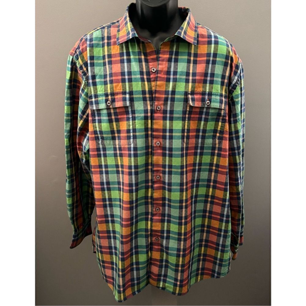 Tommy Bahama Plaid Shirt, size XXL